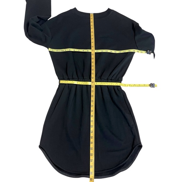Buddy Love Willa Sweatshirt Dress Bell Sleeves Black Women’s Size Small NWT - Picture 7 of 12
